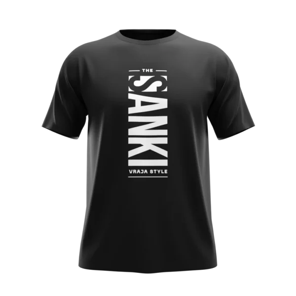 tricou sanki model 4 negru