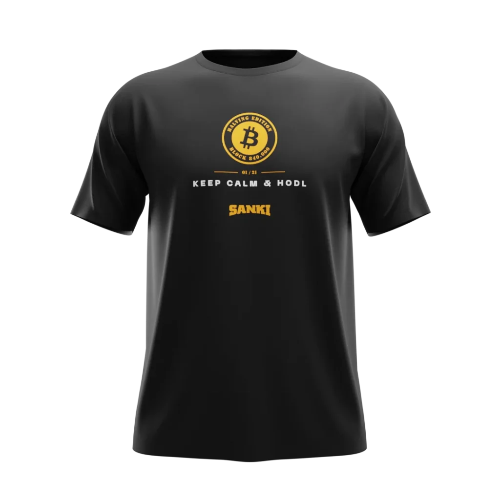 tricou bitcoin halving edition